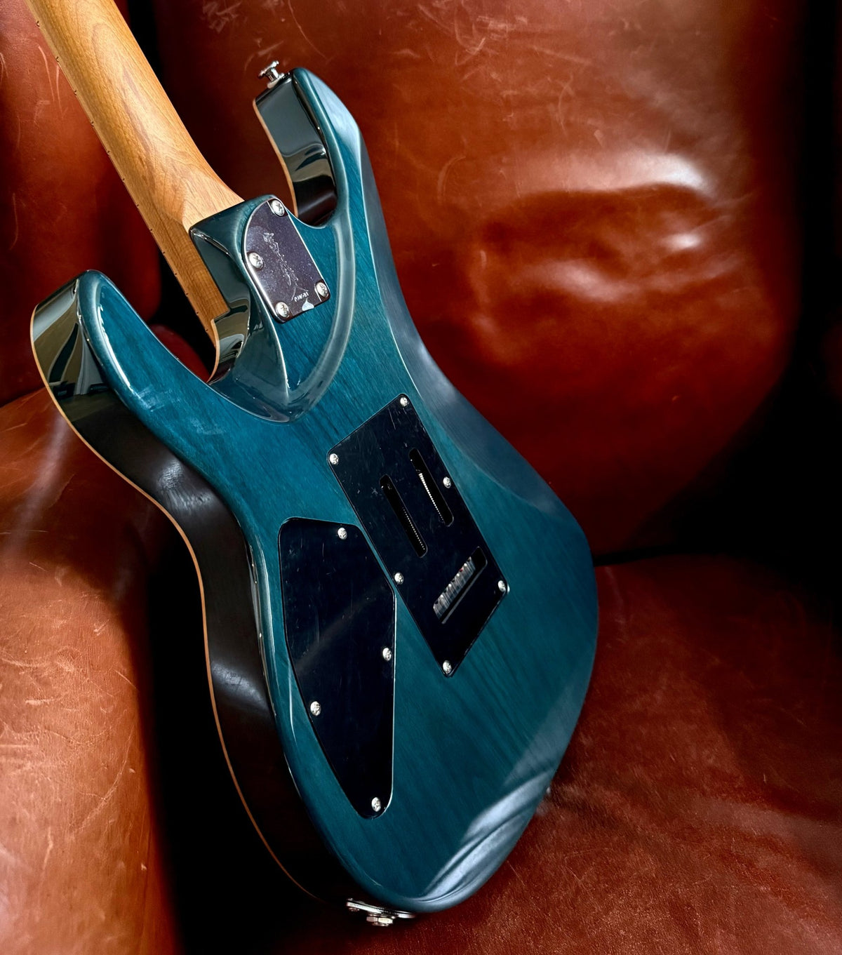 FGN Expert Odyssey, Emerald Ocean Burst Electric Guitar - Richards Guitars Of Stratford Upon Avon