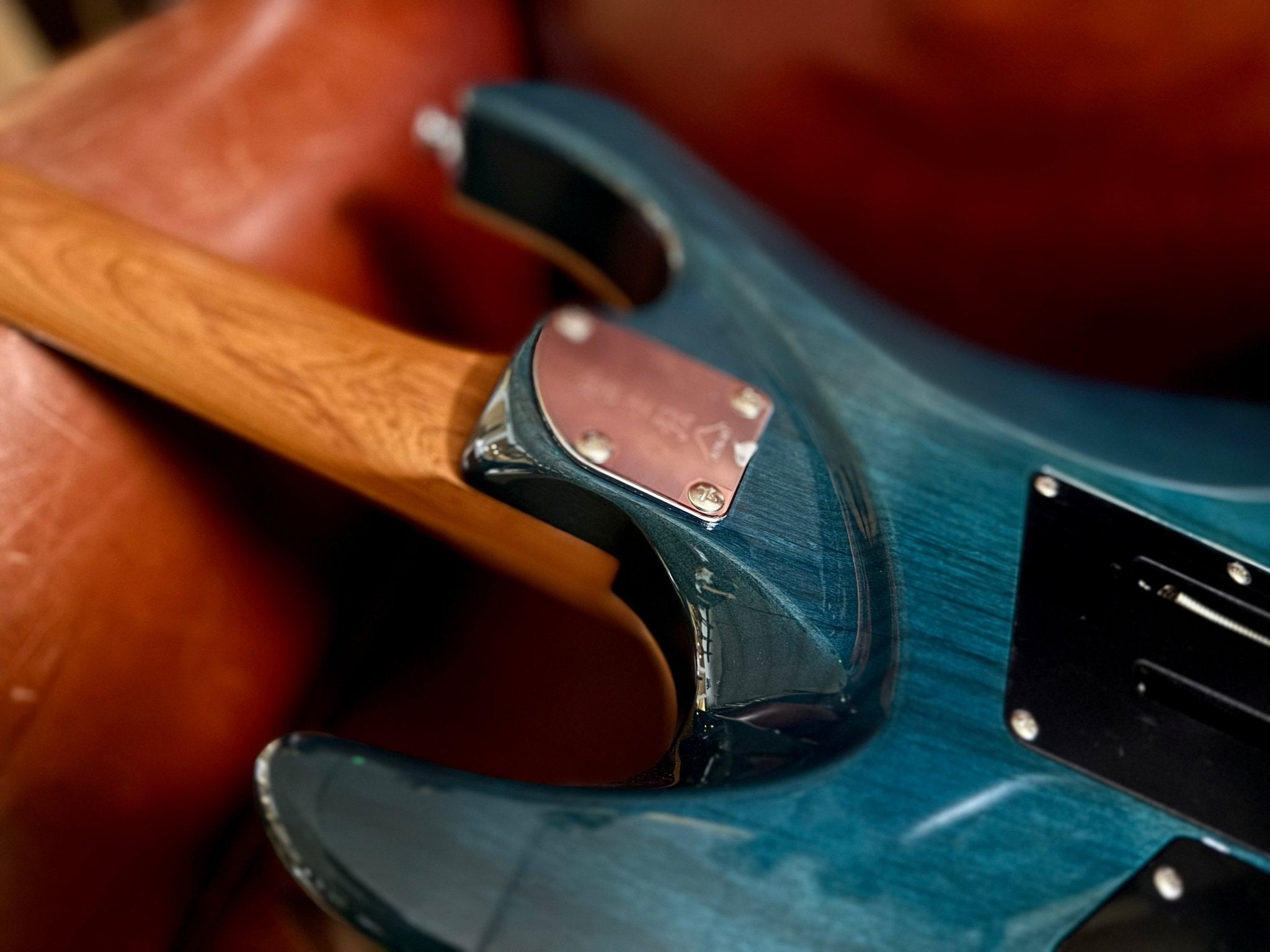 FGN Expert Odyssey, Emerald Ocean Burst Electric Guitar - Richards Guitars Of Stratford Upon Avon