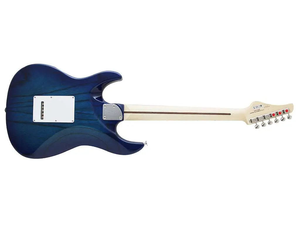 FGN Expert Odyssey EOSASHM See - Thru Blue Burst With Hard Case - Richards Guitars Of Stratford Upon Avon