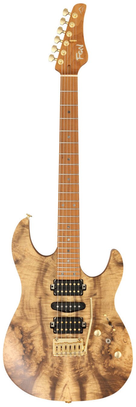FGN Expert Odyssey, Natural Myrtle Electric Guitar - Richards Guitars Of Stratford Upon Avon