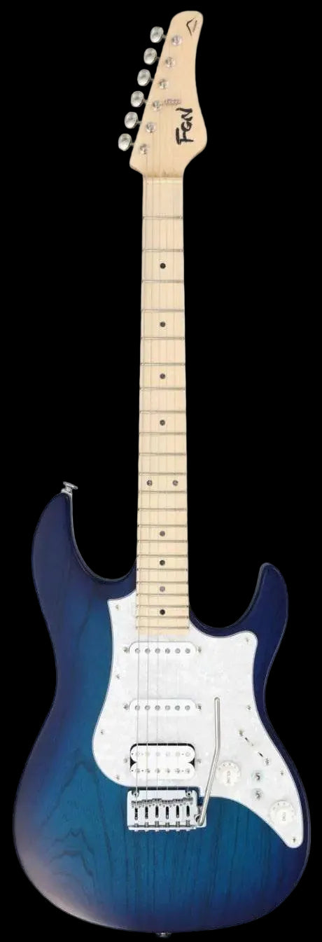 FGN Guitars Expert Odyssey SBB See - Thru Blue Burst - Richards Guitars Of Stratford Upon Avon
