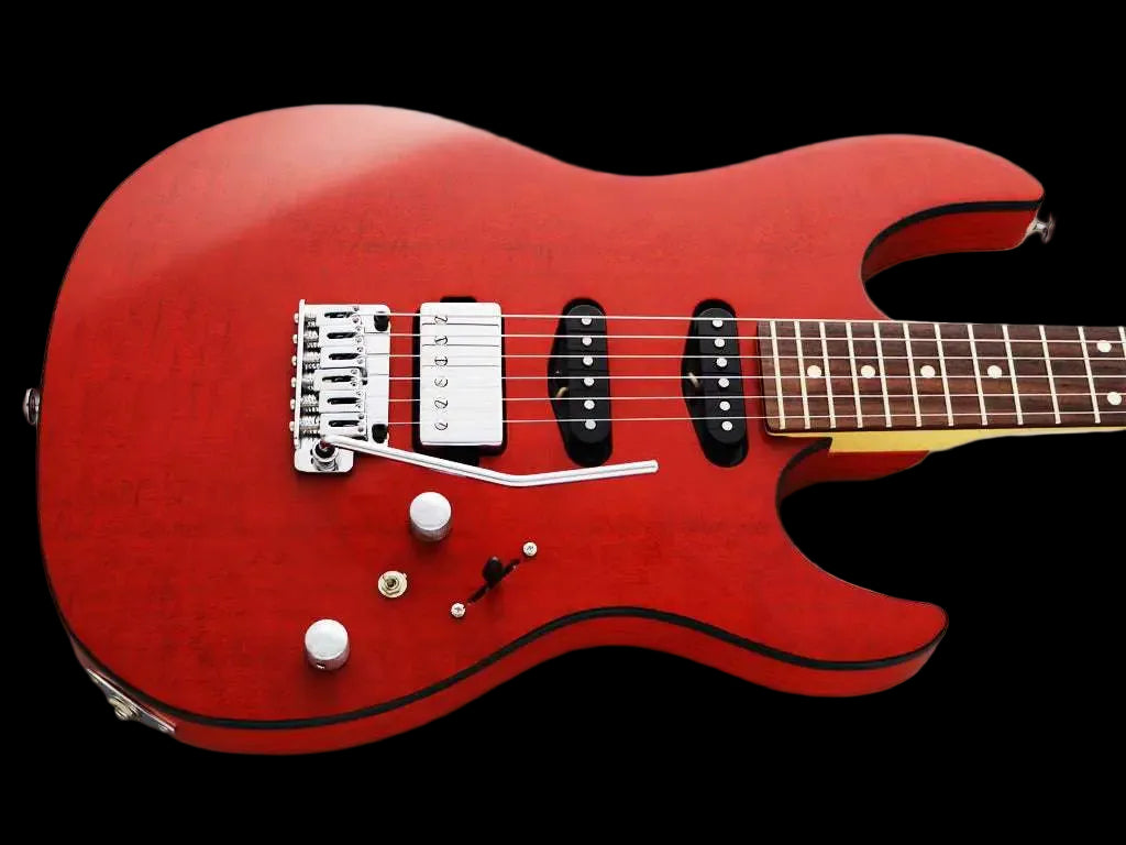 FGN Guitars J Std Odyssey MOF Mandarin Orange Flat - Richards Guitars Of Stratford Upon Avon