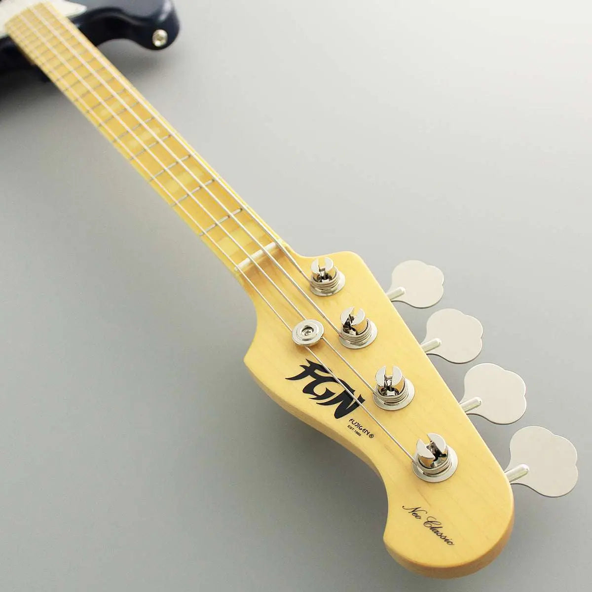FGN Guitars Neoclassic JB 100M Ash See Thru Blue Burst - Richards Guitars Of Stratford Upon Avon