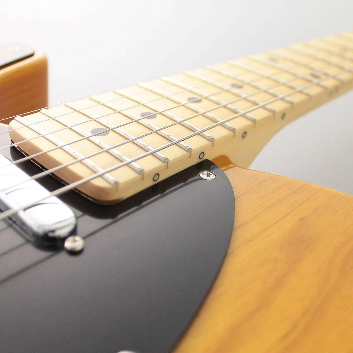 FGN Guitars Neoclassic TE 100M Ash LH Vintage Natural Left Handed - Richards Guitars Of Stratford Upon Avon