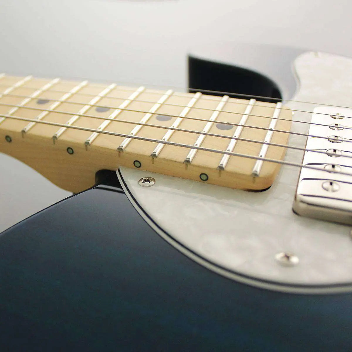 FGN Guitars Neoclassic TE 110M Mahogany Thinline HSTrans Blue - Richards Guitars Of Stratford Upon Avon