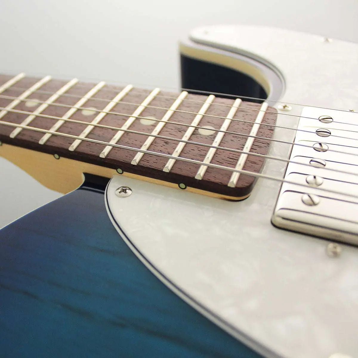 FGN Guitars Neoclassic TE 210R Ash HS See Thru Blueburst - Richards Guitars Of Stratford Upon Avon