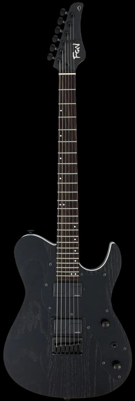 FGN J Standard Iliad, JIL3ASHDE664R Open Pore Black Electric Guitar - Richards Guitars Of Stratford Upon Avon