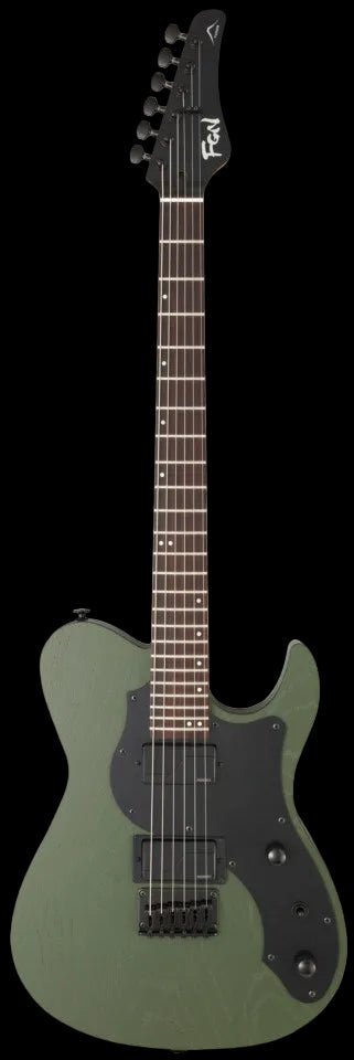 FGN J Standard Iliad, JIL3ASHDE664R Open Pore Olive Green Electric Guitar - Richards Guitars Of Stratford Upon Avon