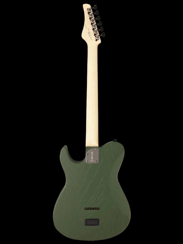 FGN J Standard Iliad, JIL3ASHDE664R Open Pore Olive Green Electric Guitar - Richards Guitars Of Stratford Upon Avon