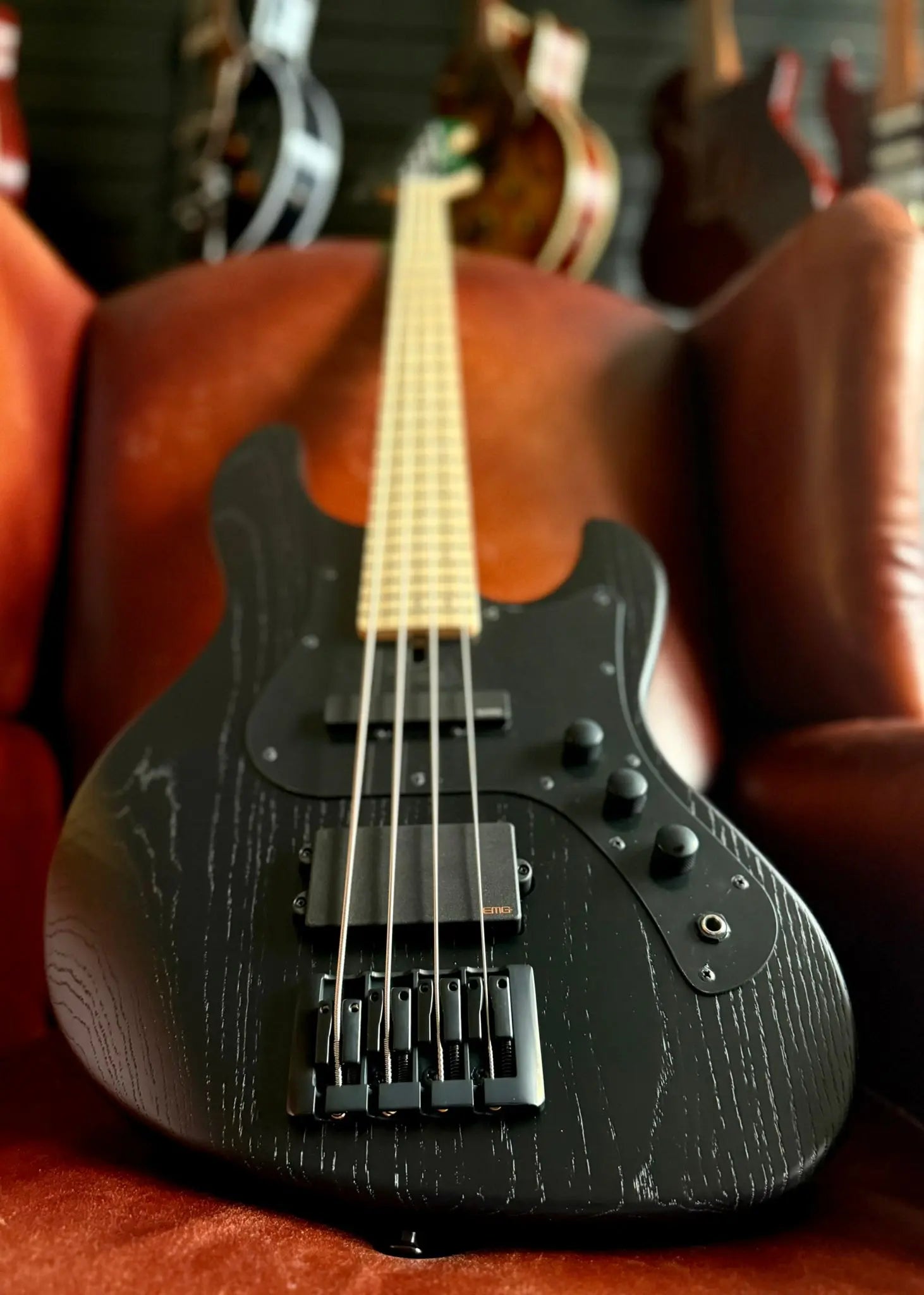 Buy FGN J Standard Mighty Jazz JMJ2ASHDEM Open Pore Black With Gig Bag