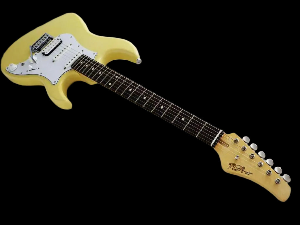 FGN J Standard Odyssey, JOS2TDR Ivory (IV) With Gig Bag - Richards Guitars Of Stratford Upon Avon