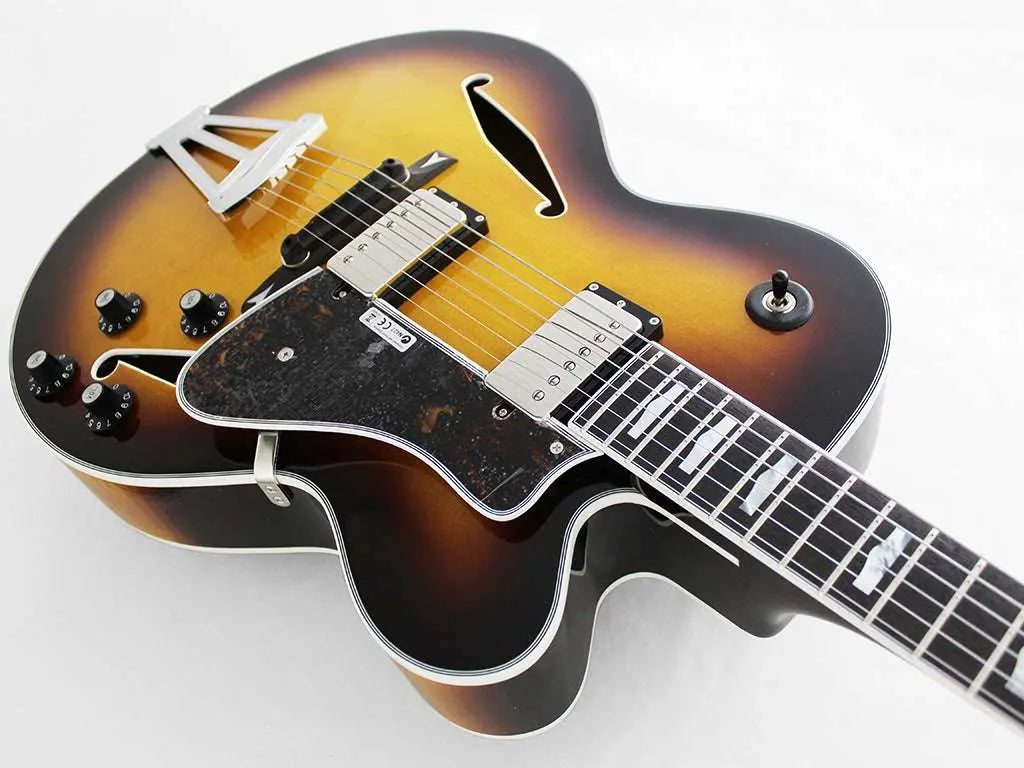 FGN Masterfield, Electric Guitar, Jazz Burst (JB) MFAHH With Hard Case - Richards Guitars Of Stratford Upon Avon