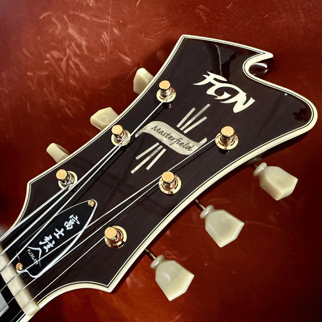 FGN Masterfield MFA FP (Custom Pro Exclusive) Jazz Burst, Archtop Electric Guitar - Richards Guitars Of Stratford Upon Avon