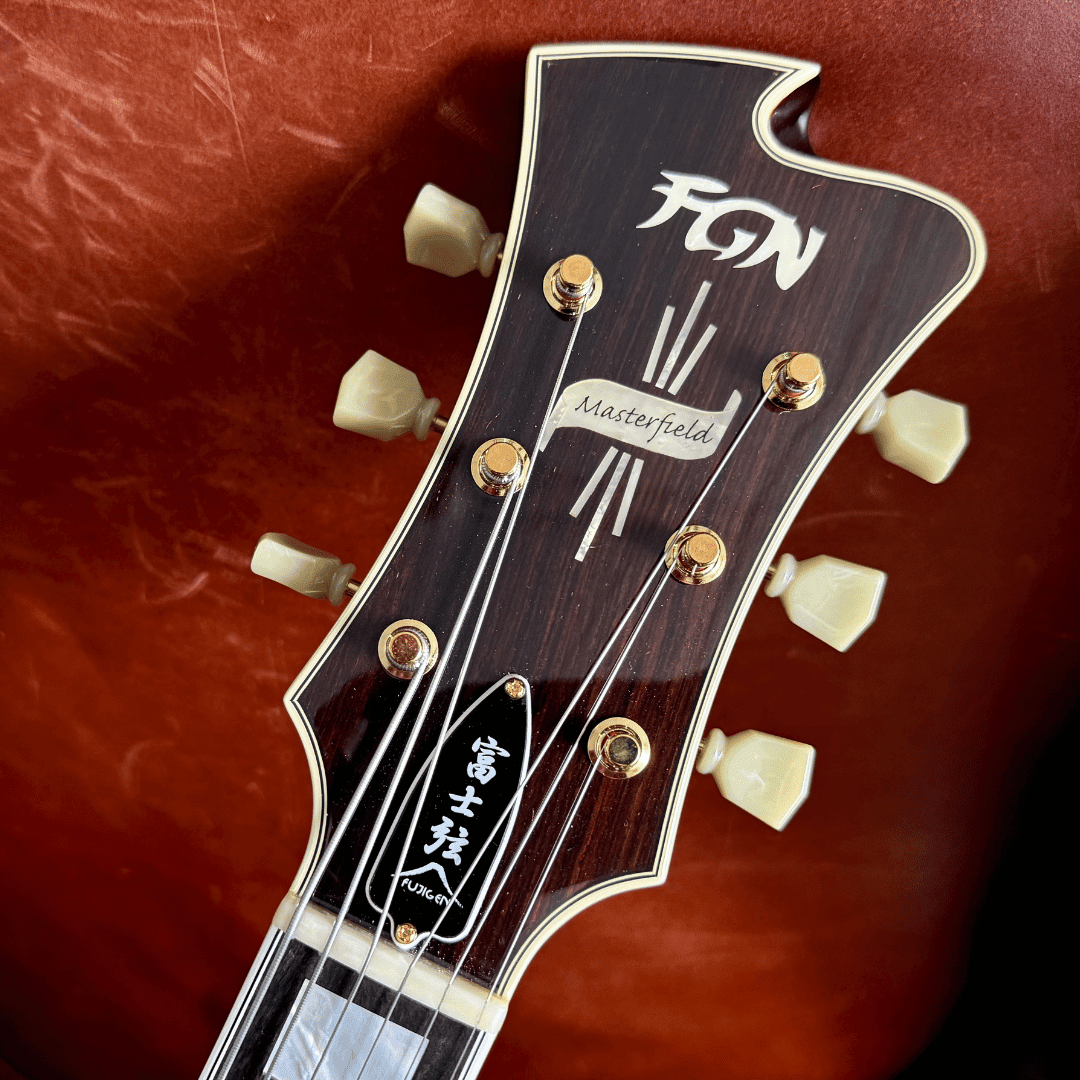 FGN Masterfield MFA FP (Custom Pro Exclusive) Jazz Burst, Archtop Electric Guitar - Richards Guitars Of Stratford Upon Avon