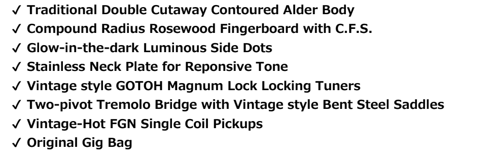 FGN Neoclassic NST100RAL (Alder Vintage White) - Richards Guitars Of Stratford Upon Avon