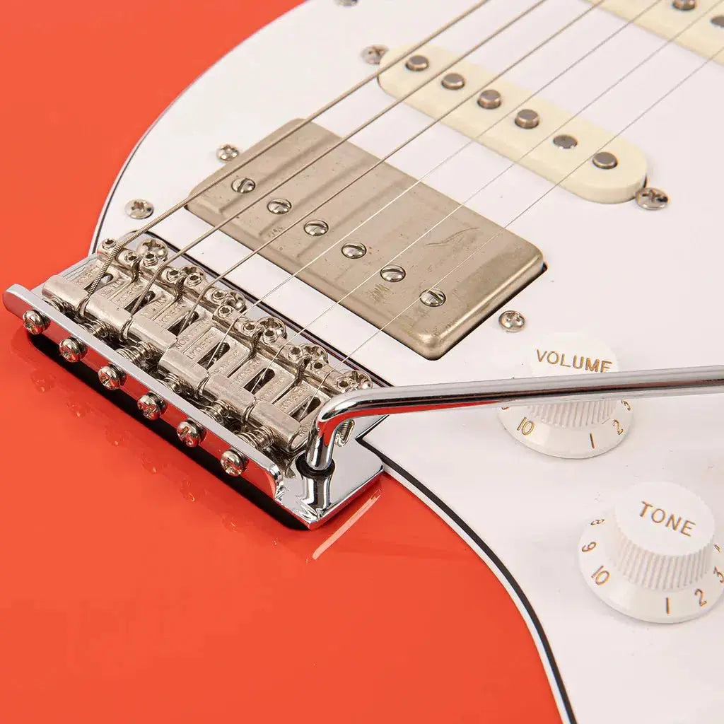 FRET KING CORONA CLASSIC GUITAR - FIRENZA RED (Includes Our £85 Pro Setup Free) - Richards Guitars Of Stratford Upon Avon