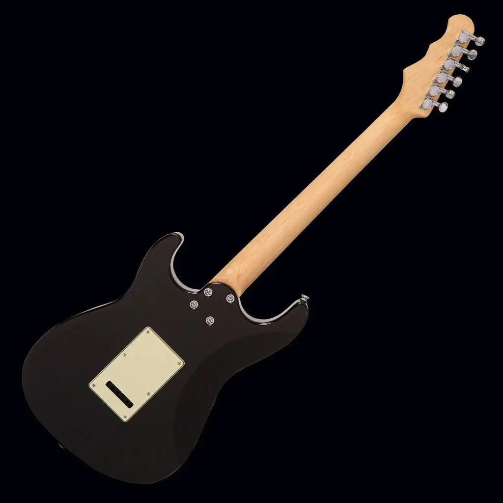 FRET KING CORONA CLASSIC GUITAR - GLOSS BLACK (Includes Our £85 Pro Setup Free) - Richards Guitars Of Stratford Upon Avon