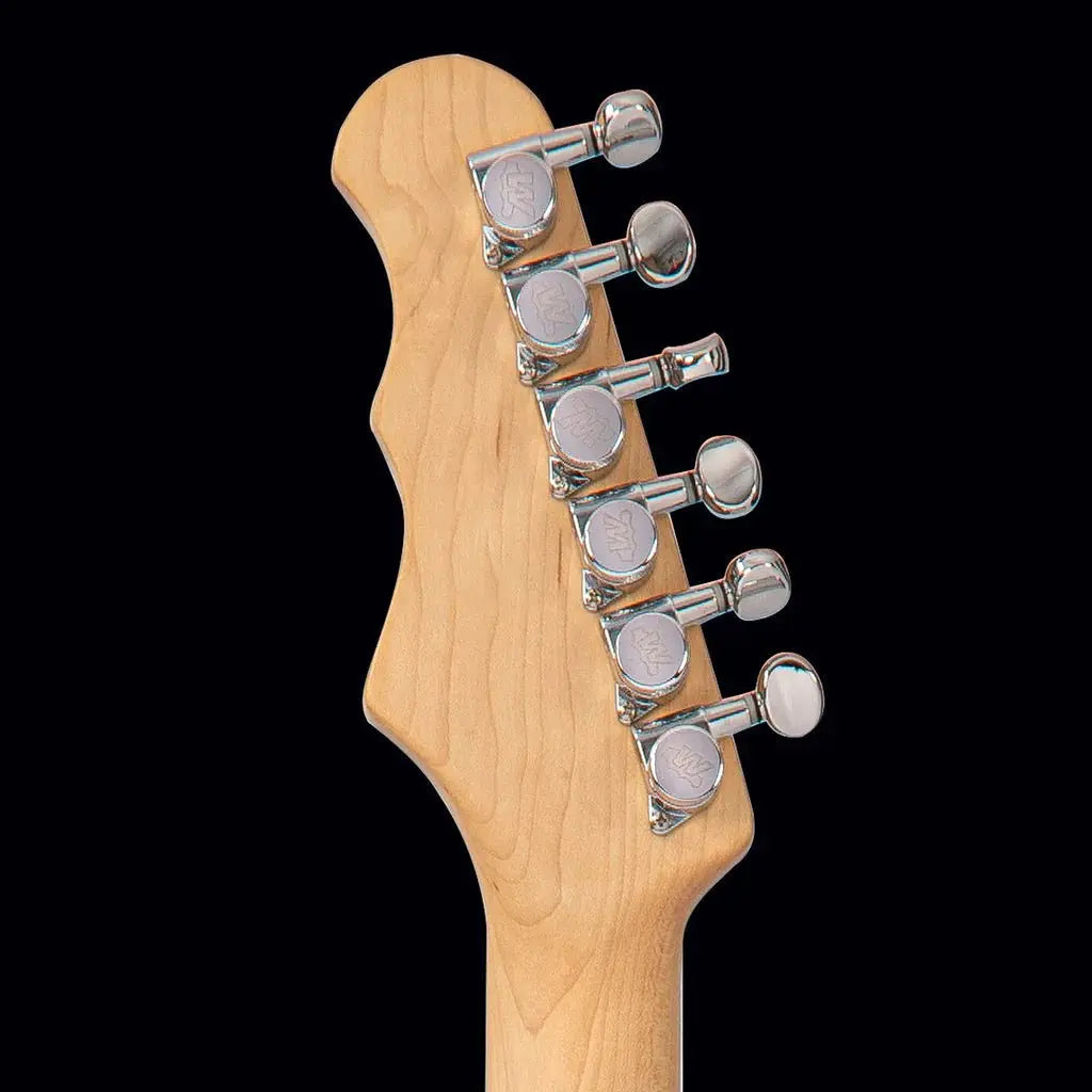 FRET KING CORONA CLASSIC GUITAR - GLOSS BLACK (Includes Our £85 Pro Setup Free) - Richards Guitars Of Stratford Upon Avon