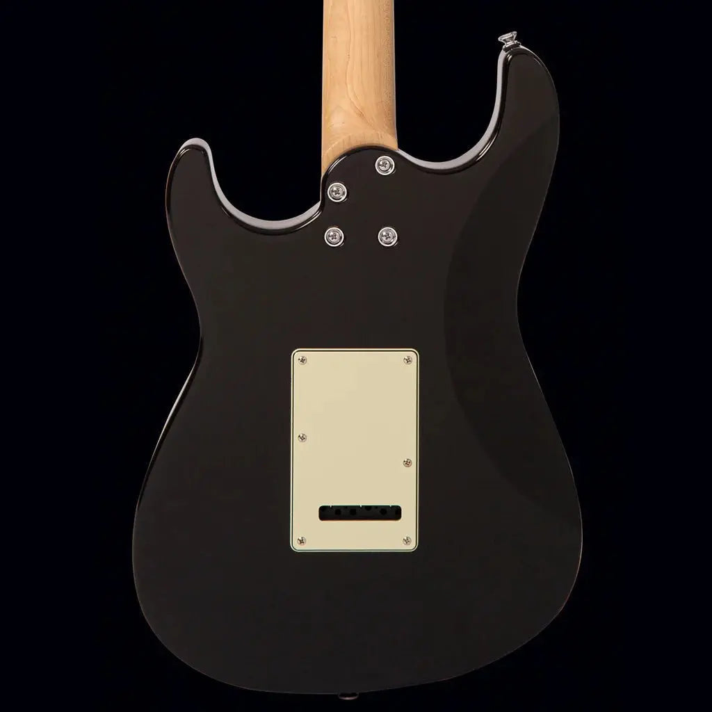 FRET KING CORONA CLASSIC GUITAR - GLOSS BLACK (Includes Our £85 Pro Setup Free) - Richards Guitars Of Stratford Upon Avon