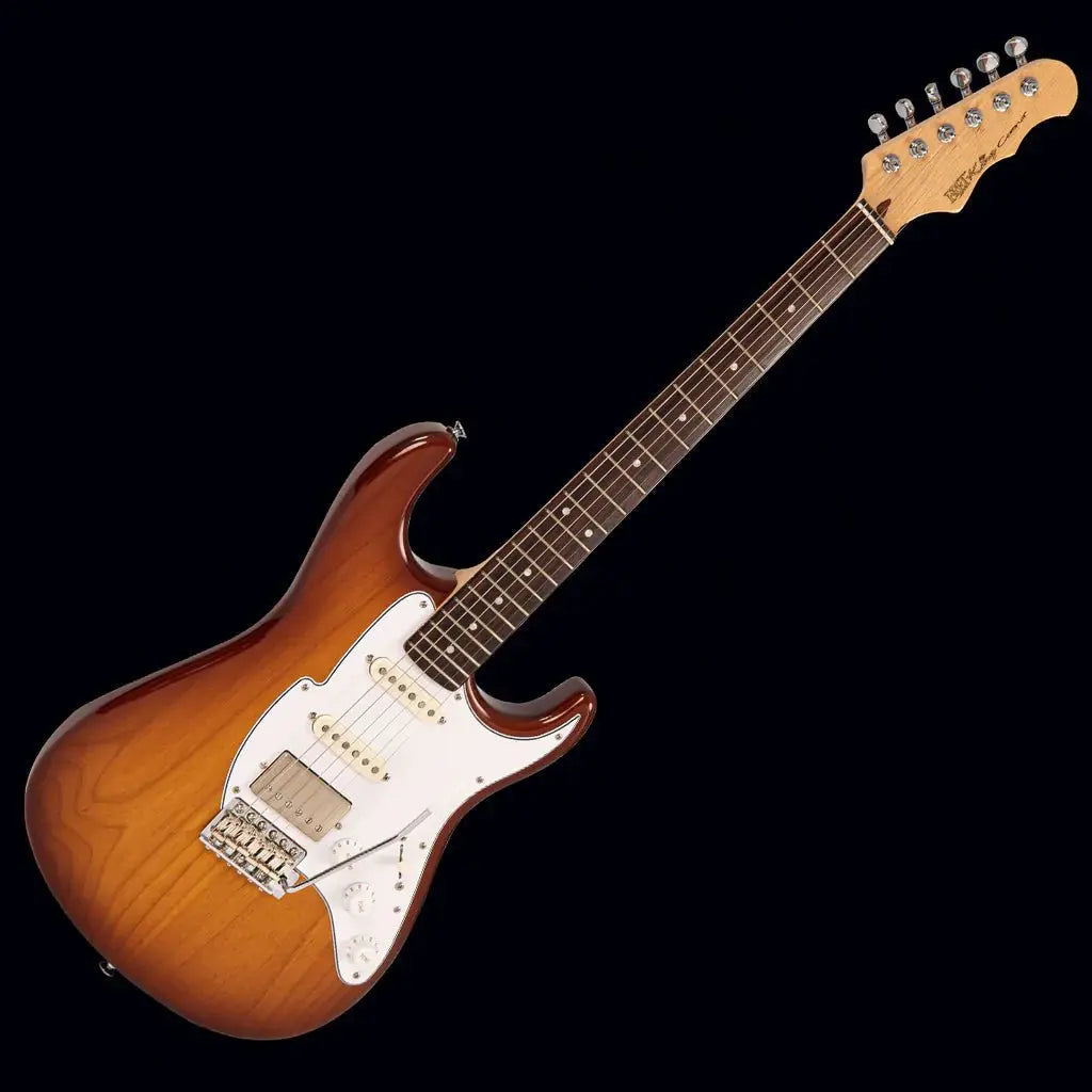FRET KING CORONA CLASSIC GUITAR - VINTAGE SUNBURST (Includes Our £85 Pro Setup Free) - Richards Guitars Of Stratford Upon Avon