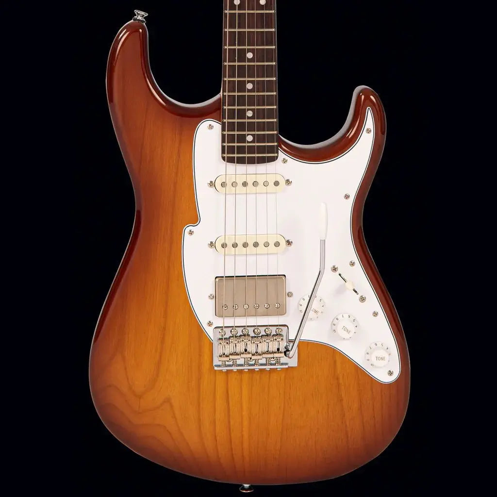 FRET KING CORONA CLASSIC GUITAR - VINTAGE SUNBURST (Includes Our £85 Pro Setup Free) - Richards Guitars Of Stratford Upon Avon