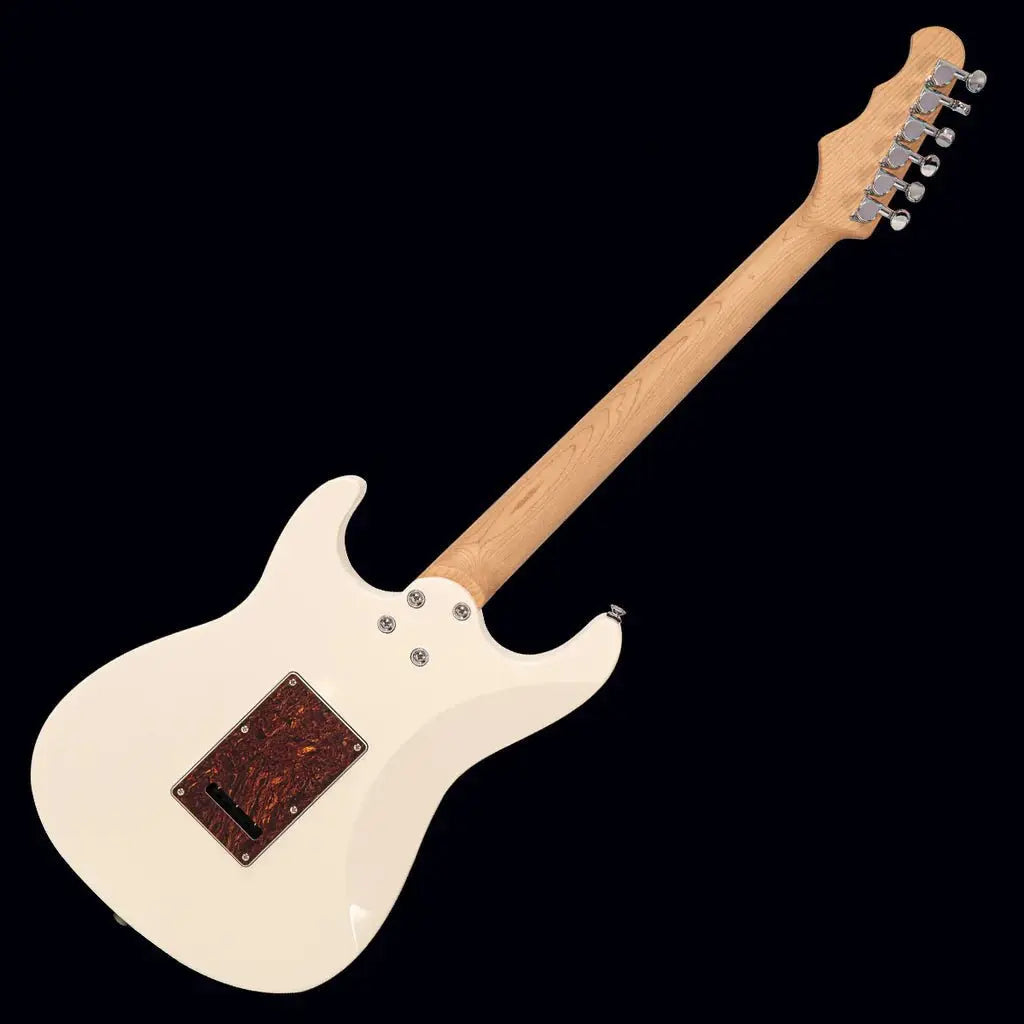 FRET KING CORONA CUSTOM GUITAR - VINTAGE WHITE (Includes Our £85 Pro Setup Free) - Richards Guitars Of Stratford Upon Avon
