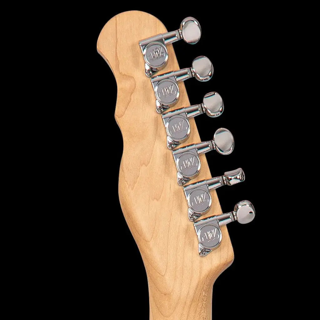 FRET KING COUNTRY SQUIRE MUSIC ROW - GLOSS BLACK (Includes Our £85 Pro Setup Free) - Richards Guitars Of Stratford Upon Avon