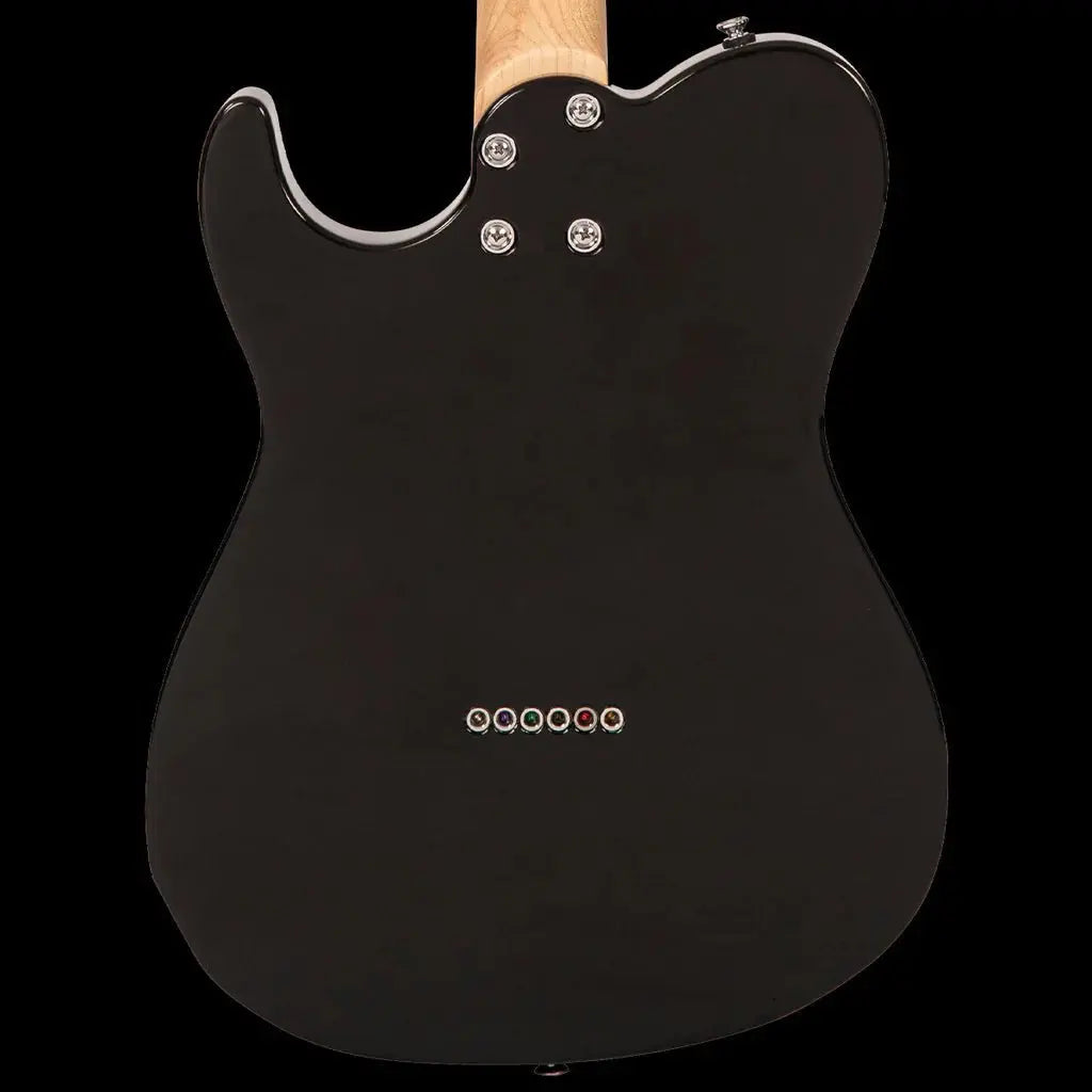 FRET KING COUNTRY SQUIRE MUSIC ROW - GLOSS BLACK (Includes Our £85 Pro Setup Free) - Richards Guitars Of Stratford Upon Avon