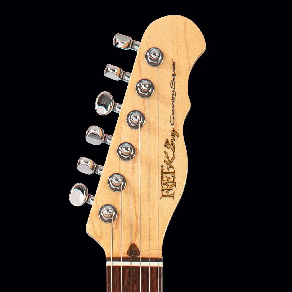 FRET KING COUNTRY SQUIRE SEMITONE DELUXE - HONEYBURST (Includes Our £85 Pro Setup Free) - Richards Guitars Of Stratford Upon Avon