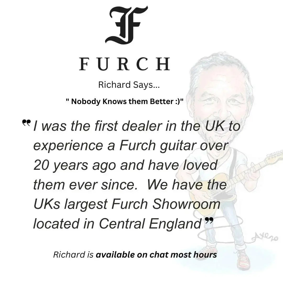 Furch Blue D CM 12 Acoustic Guitar (2025 CNR Active Upgrade Model) - Richards Guitars Of Stratford Upon Avon