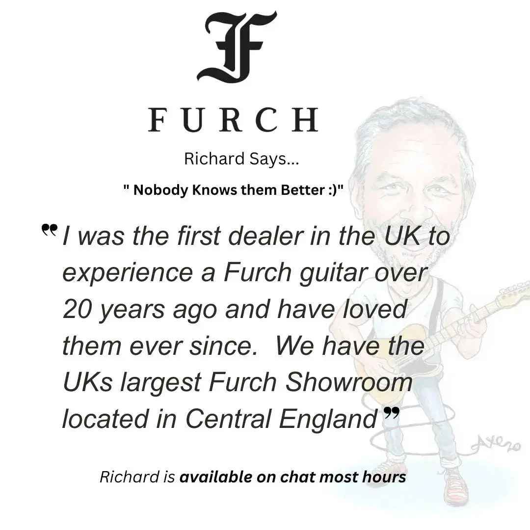Furch Blue D CM Acoustic Guitar (2026 CNR Active Upgrade Model) Plus FREE Furch Deluxe Gigbag (Worth £100)