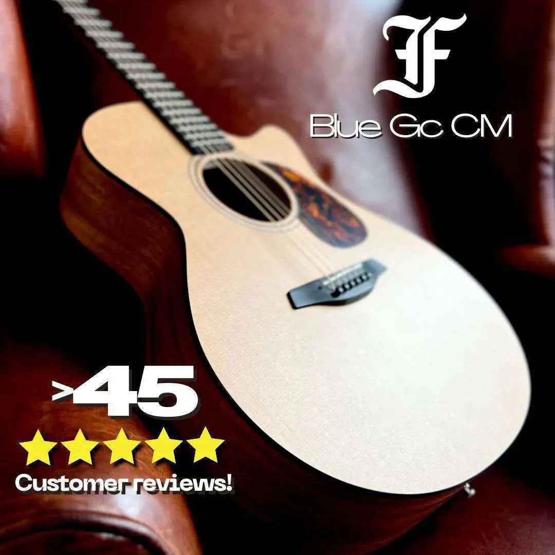 Furch Blue Gc CM (Formerly) G CMC (Grand Auditorium / Cedar / Mahogany / Cutaway) Acoustic Guitar (2026 CNR Active Upgrade Model) Plus FREE Furch Deluxe Gigbag (Worth £100)