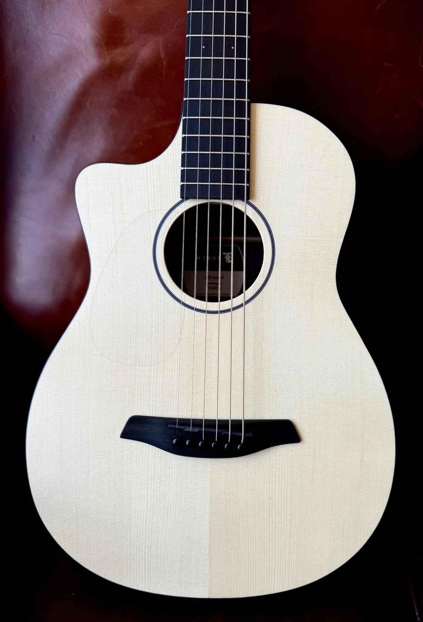 Furch Pioneer Left handed ER: Engelmann spruce top with Indian rosewood back and sides. (Furch Mini / Travel Guitar) (2026 CNR Active Upgrade Model) - Richards Guitars Of Stratford Upon Avon