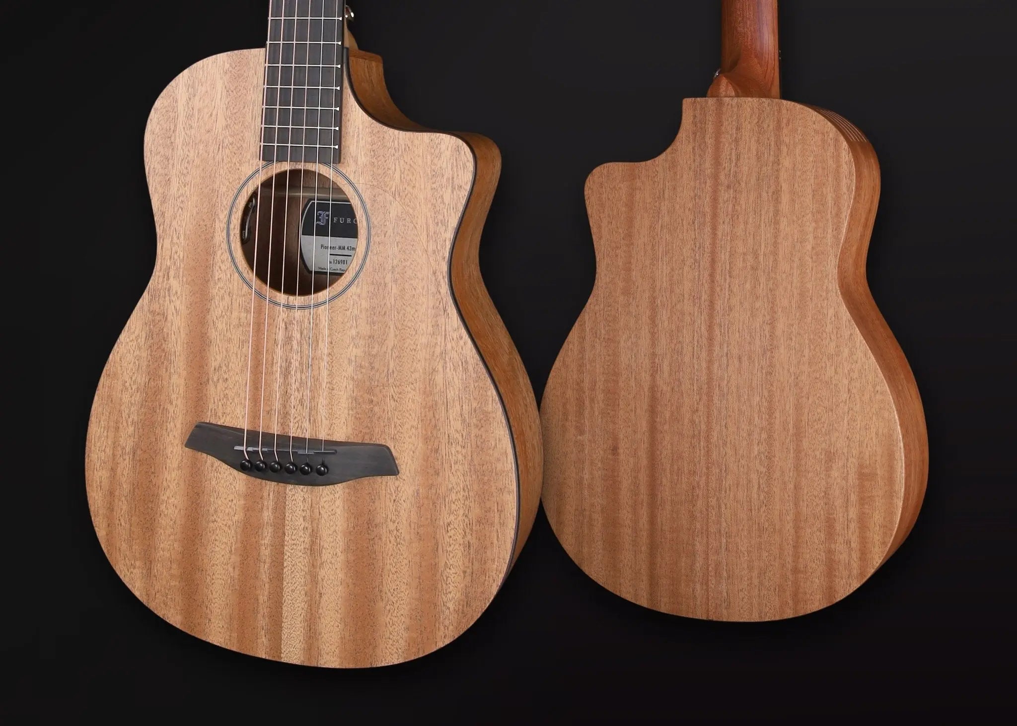 Furch Pioneer MM: African mahogany top, back, and sides. (Furch Mini / Travel Guitar) (Copy) (Copy) (2025 CNR Active Upgrade Model) - Richards Guitars Of Stratford Upon Avon