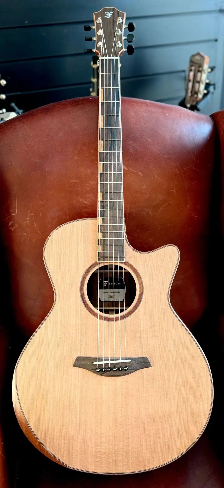 Furch Red Pure Deluxe Limited Run Malaysian Blackwood With Alpine Solid Cedar Top (2025 CNR Active Upgrade Model) - Richards Guitars Of Stratford Upon Avon