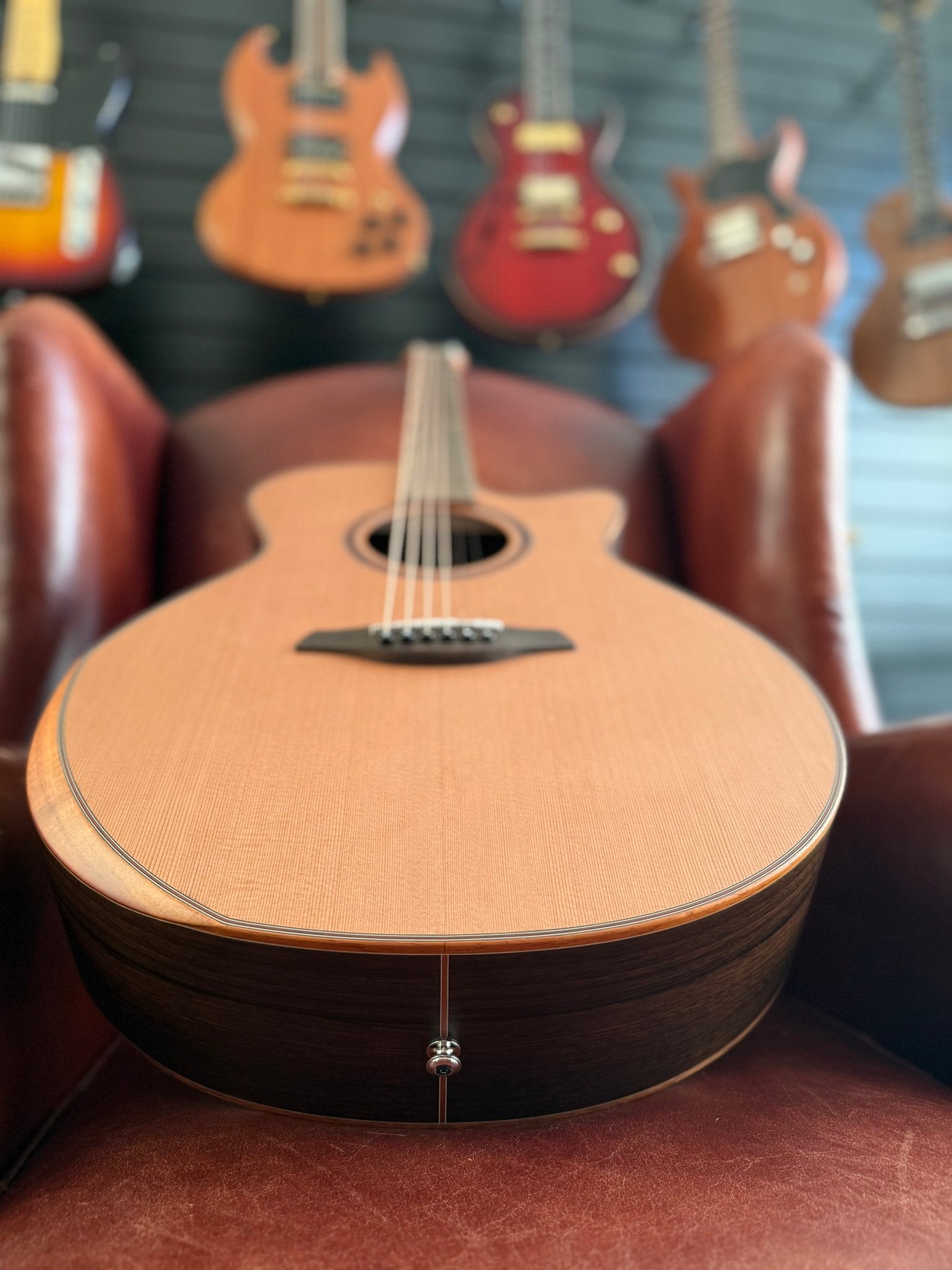 Furch Red Pure Deluxe Limited Run Malaysian Blackwood With Alpine Solid Cedar Top (2026 CNR Active Upgrade Model) - Richards Guitars Of Stratford Upon Avon
