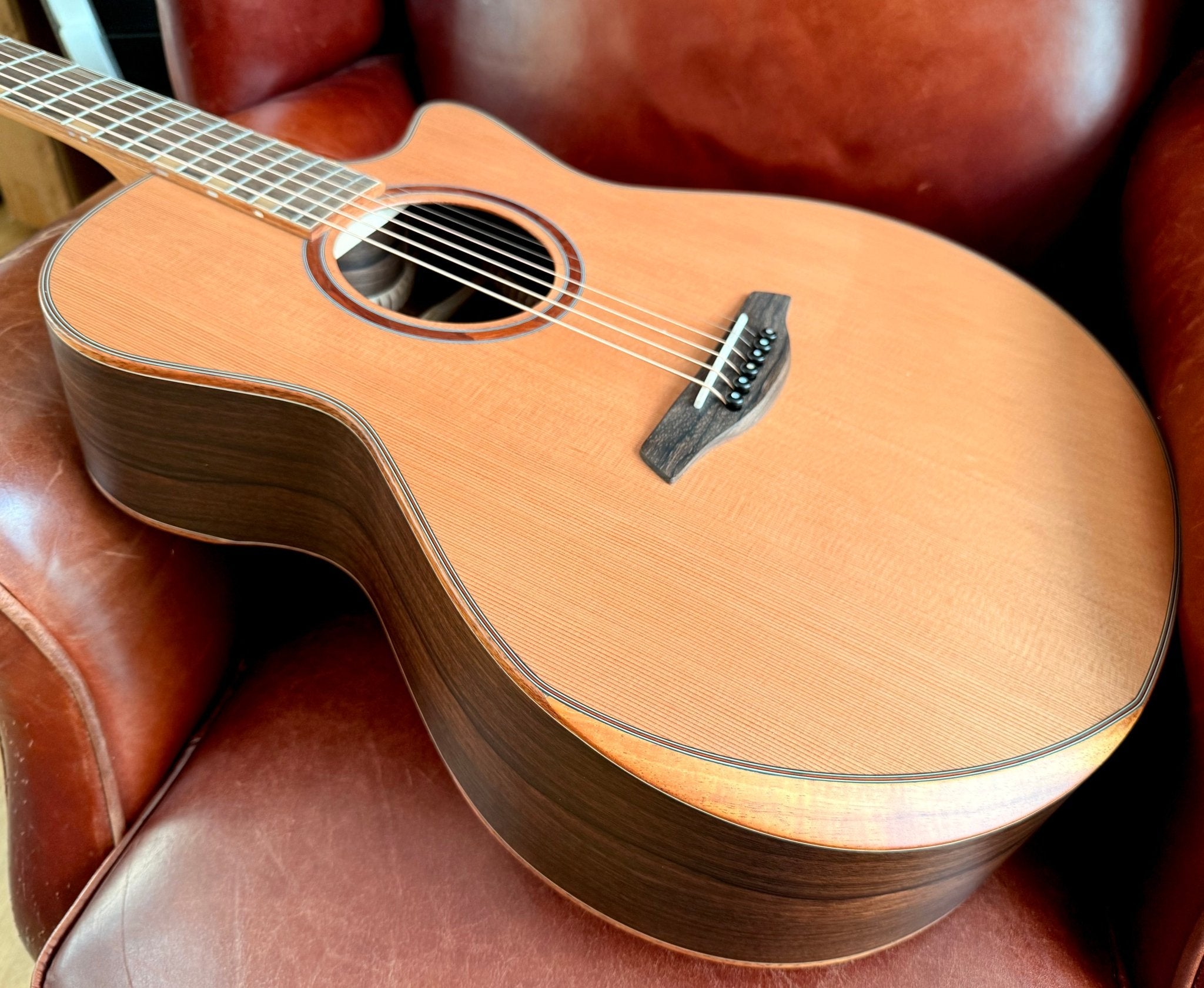 Furch Red Pure Deluxe Limited Run Malaysian Blackwood With Alpine Solid Cedar Top (2026 CNR Active Upgrade Model) - Richards Guitars Of Stratford Upon Avon