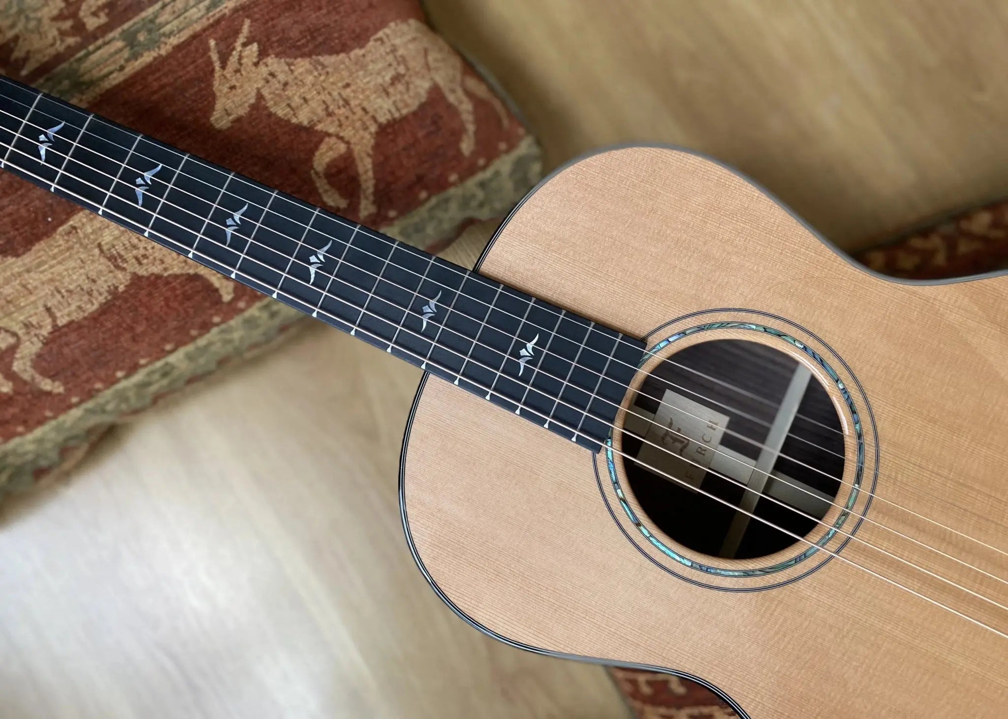 Furch Yellow OOM CR Acoustic Guitar Including UK Exclusive Inlays & Over £100 Of Added Value FREE (2025 CNR Active Upgrade Model) - Richards Guitars Of Stratford Upon Avon