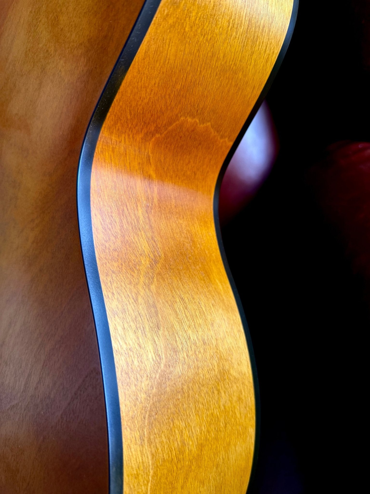 Godin 5th Avenue Jumbo P - Rail Semi - Acoustic Guitar ~ Harvest Gold - Richards Guitars Of Stratford Upon Avon