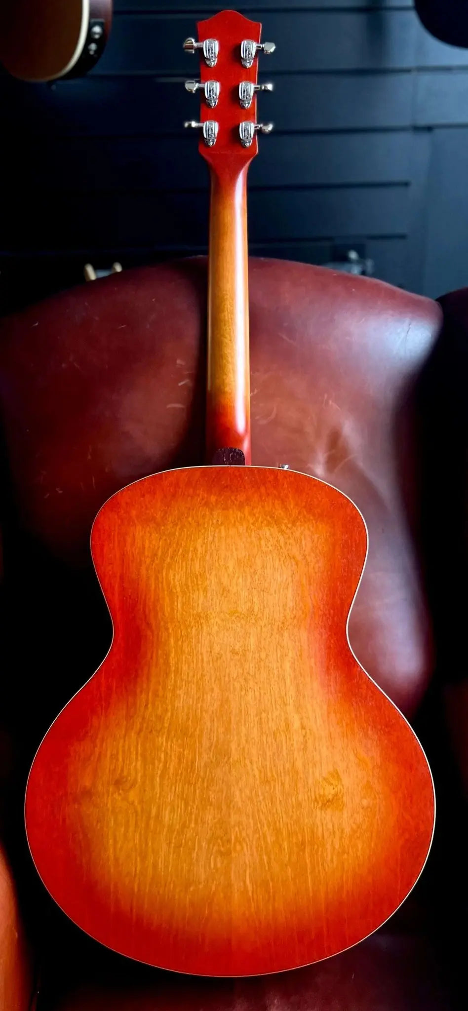 Godin 5th Avenue Jumbo Semi - Acoustic Guitar ~ Memphis Sun - Richards Guitars Of Stratford Upon Avon