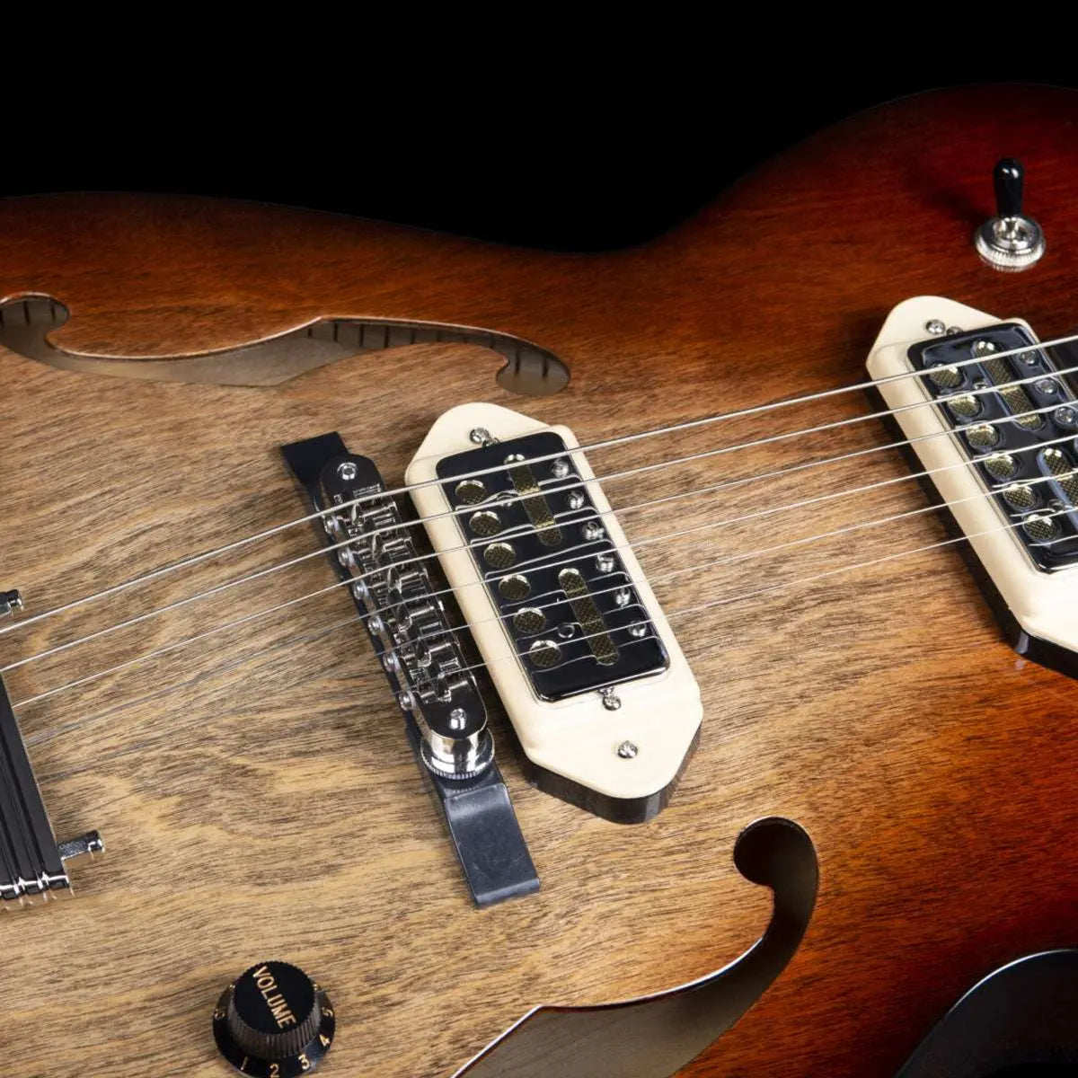 Godin 5th Avenue Thin Line Semi - Acoustic Guitar ~ Vintage Burst - Richards Guitars Of Stratford Upon Avon