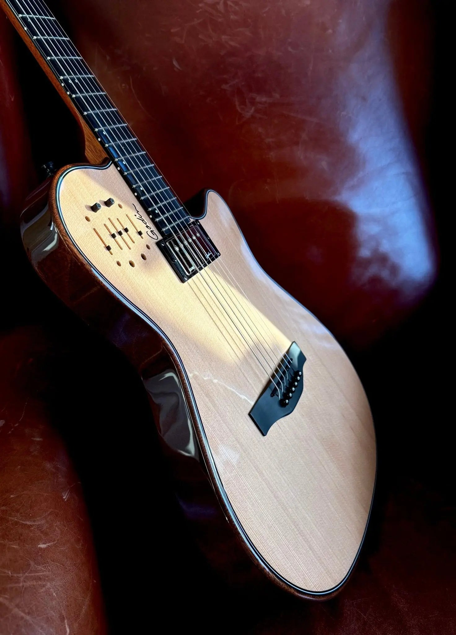 Buy Godin A6 Ultra Deluxe Electic / Electro Acoustic Hybrid Guitar
