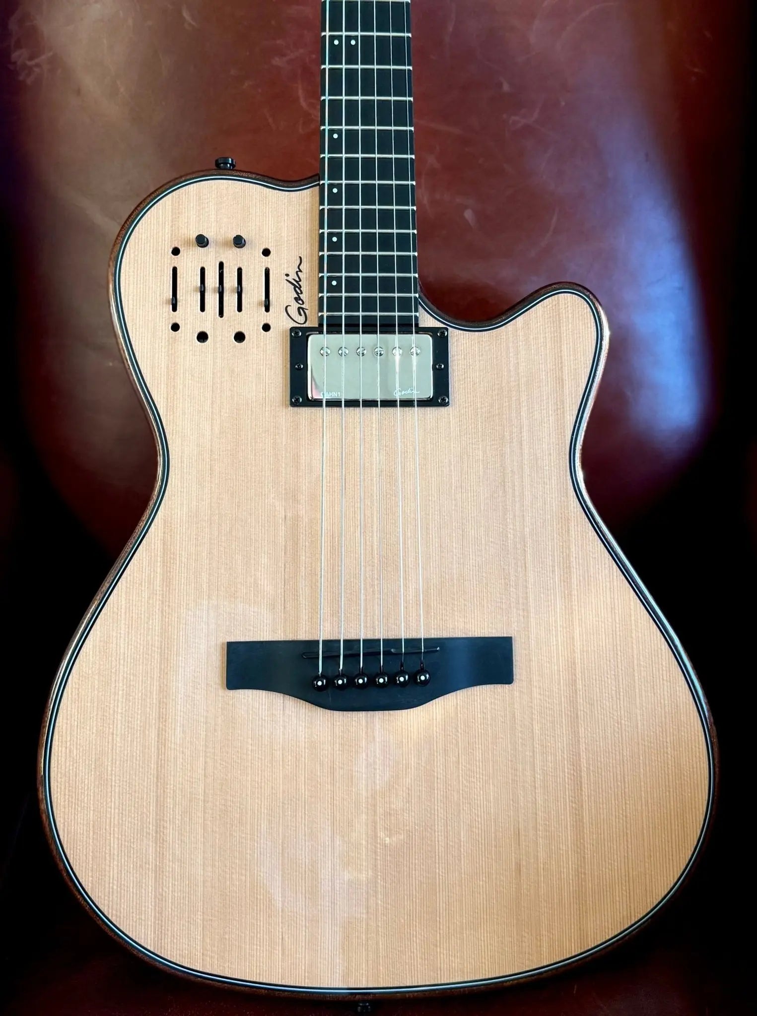 Buy Godin A6 Ultra Deluxe Electic / Electro Acoustic Hybrid Guitar