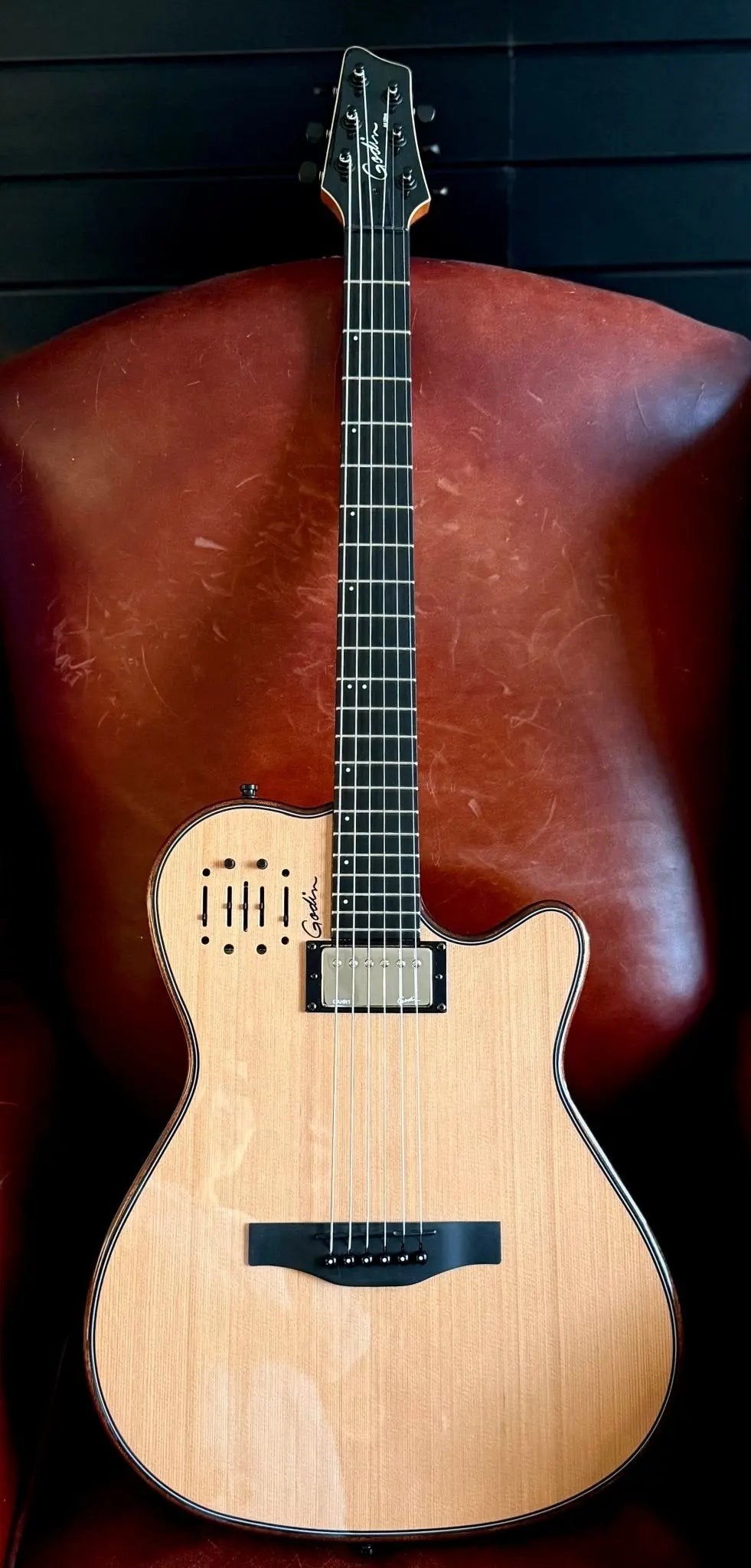 Buy Godin A6 Ultra Deluxe Electic / Electro Acoustic Hybrid Guitar
