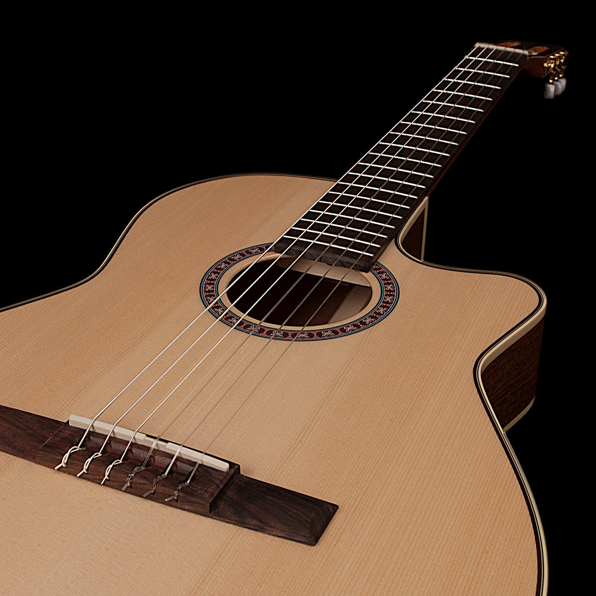 Godin Arena Mahogany Cutaway Clasica II Nylon String Electro Guitar,  for sale at Richards Guitars.