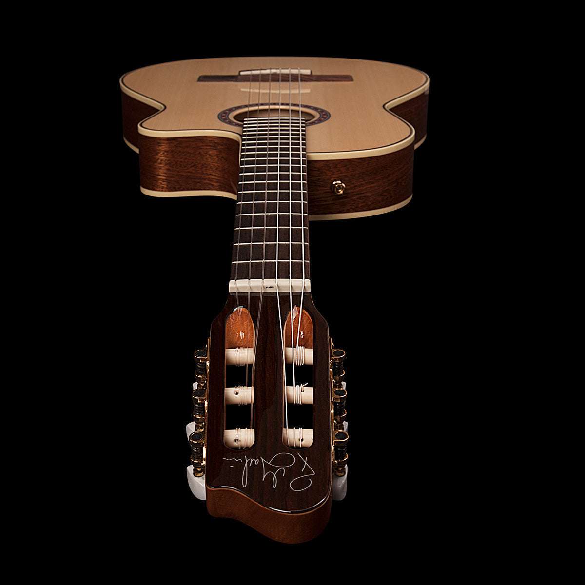 Godin Arena Mahogany Cutaway Clasica II Nylon String Electro Guitar,  for sale at Richards Guitars.