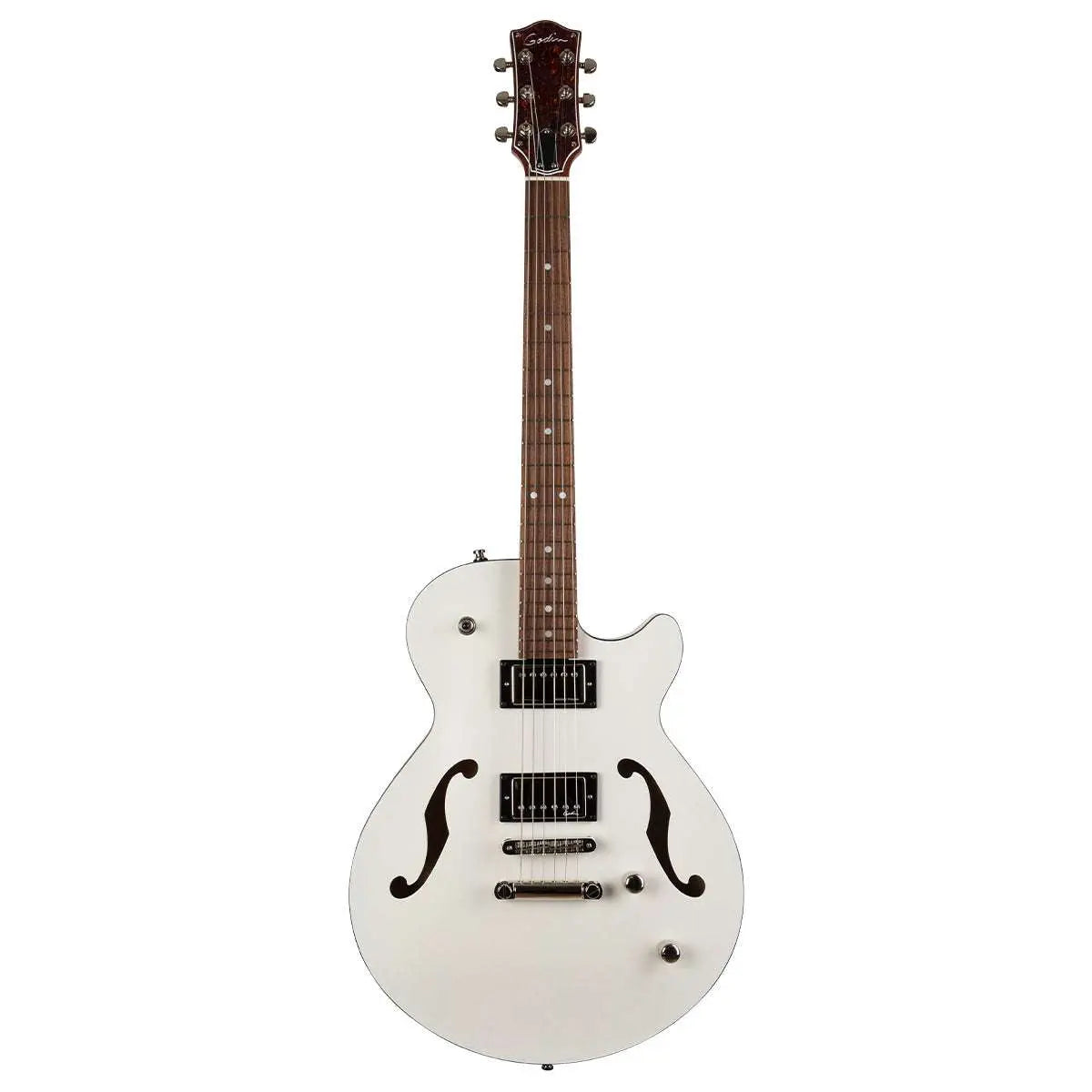 Godin Montreal Premiere HT Semi - Acoustic Guitar ~ Trans White - Richards Guitars Of Stratford Upon Avon