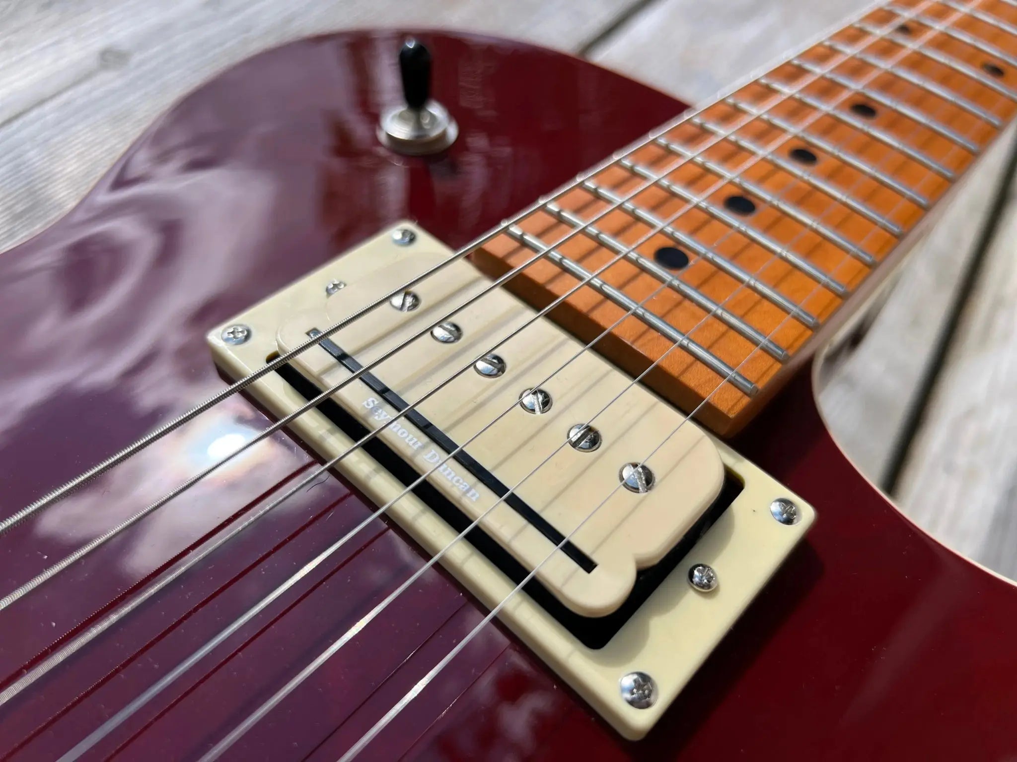 Godin Montreal Premiere Pro Semi - Acoustic Guitar ~ Aztek Red - Richards Guitars Of Stratford Upon Avon