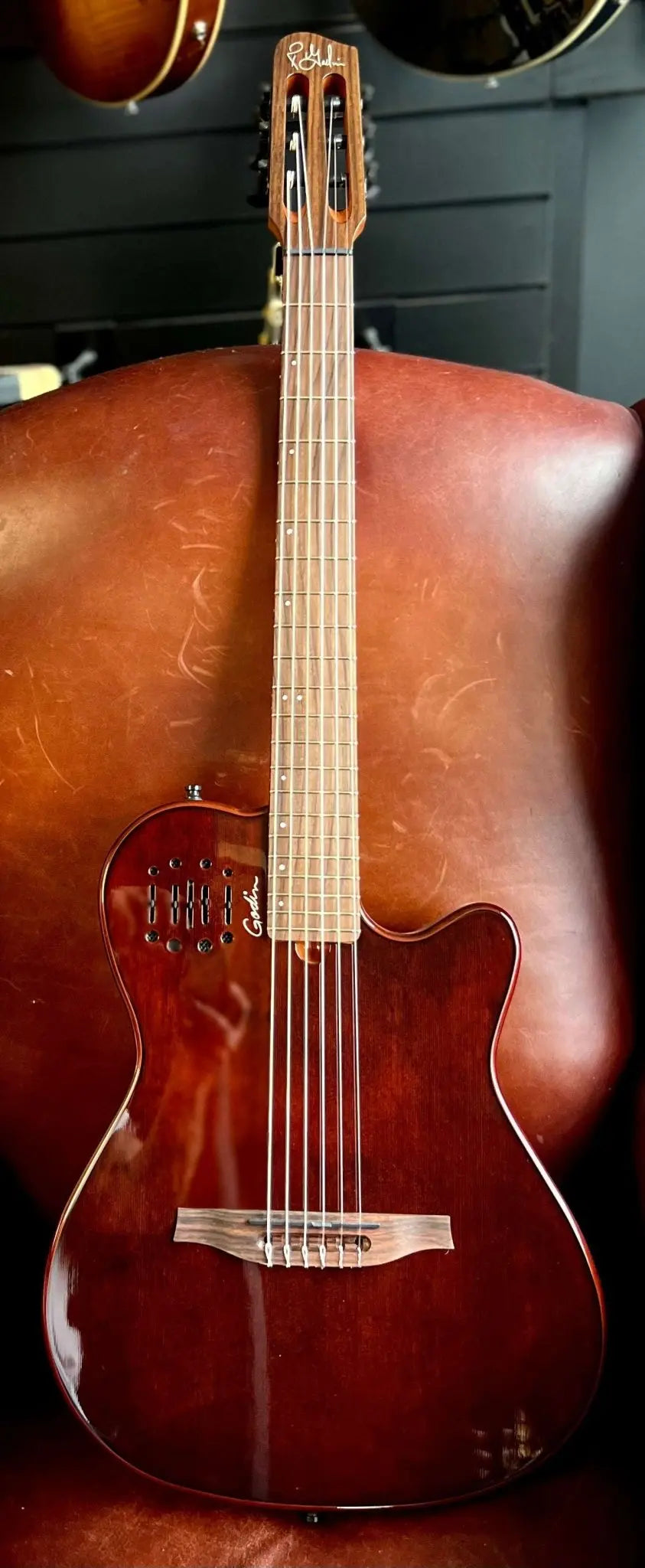 Godin Multiac Mundial Electric Guitar ~ Kanyon Burst - Richards Guitars Of Stratford Upon Avon