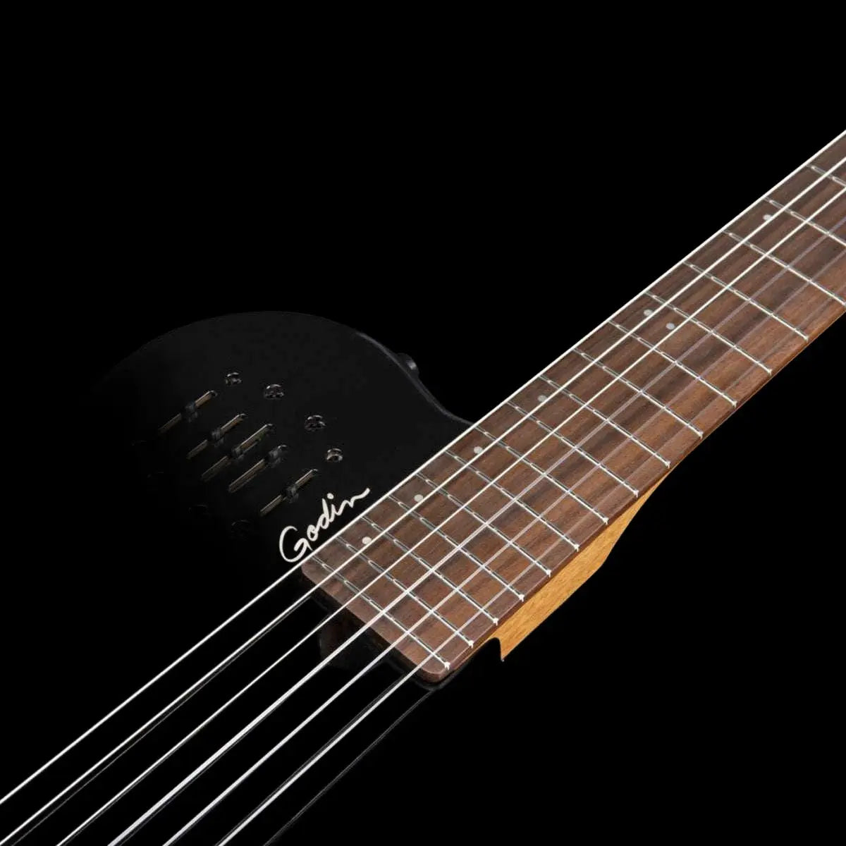 Godin Multiac Mundial Electric Guitar ~ Onyx Black - Richards Guitars Of Stratford Upon Avon